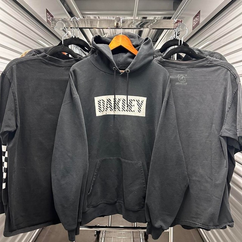 Crazy Vintage 2000's Oakley SpellOut Hoodie